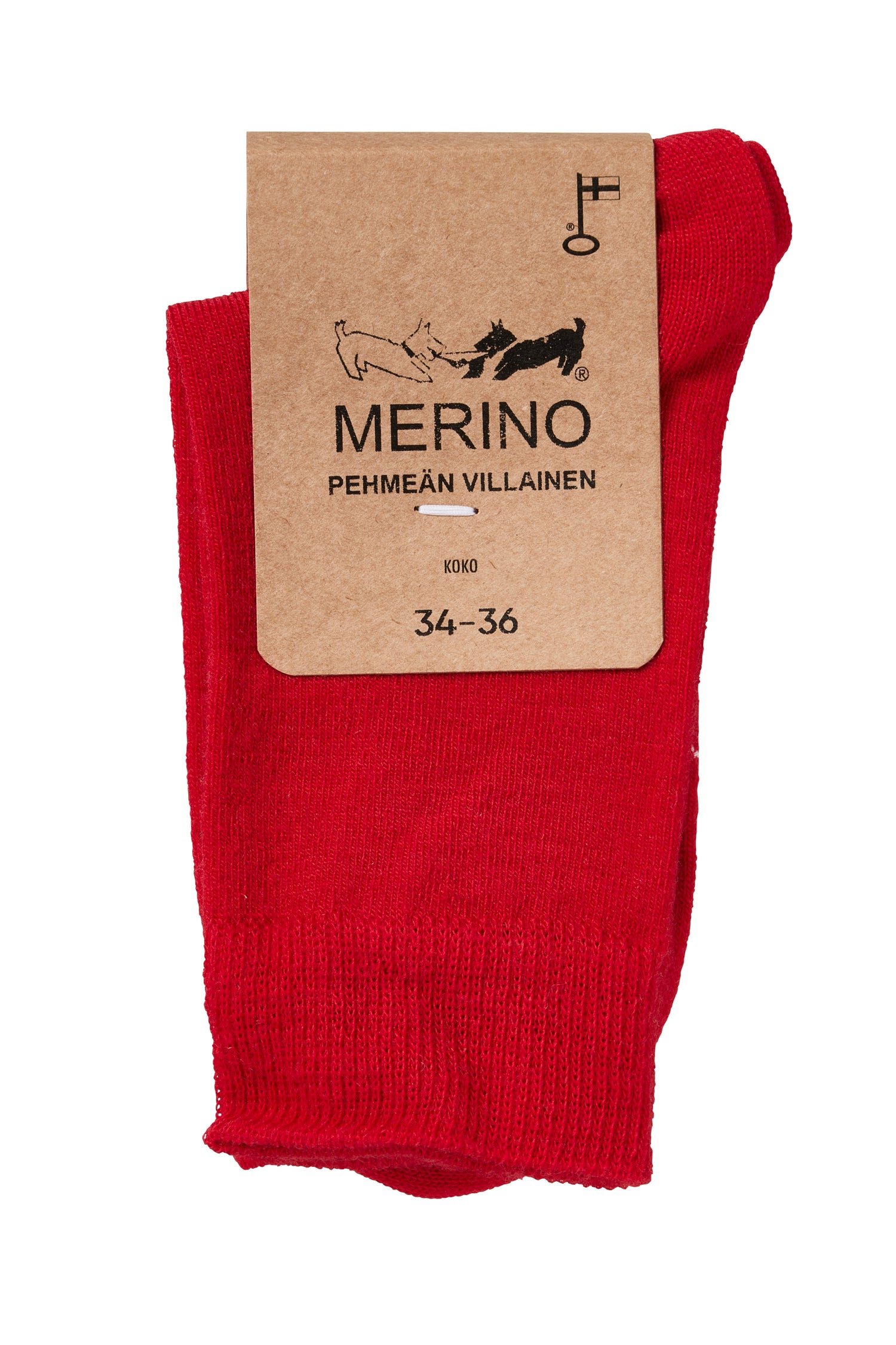 Lasten ohut merinovillasukka, useita värejä