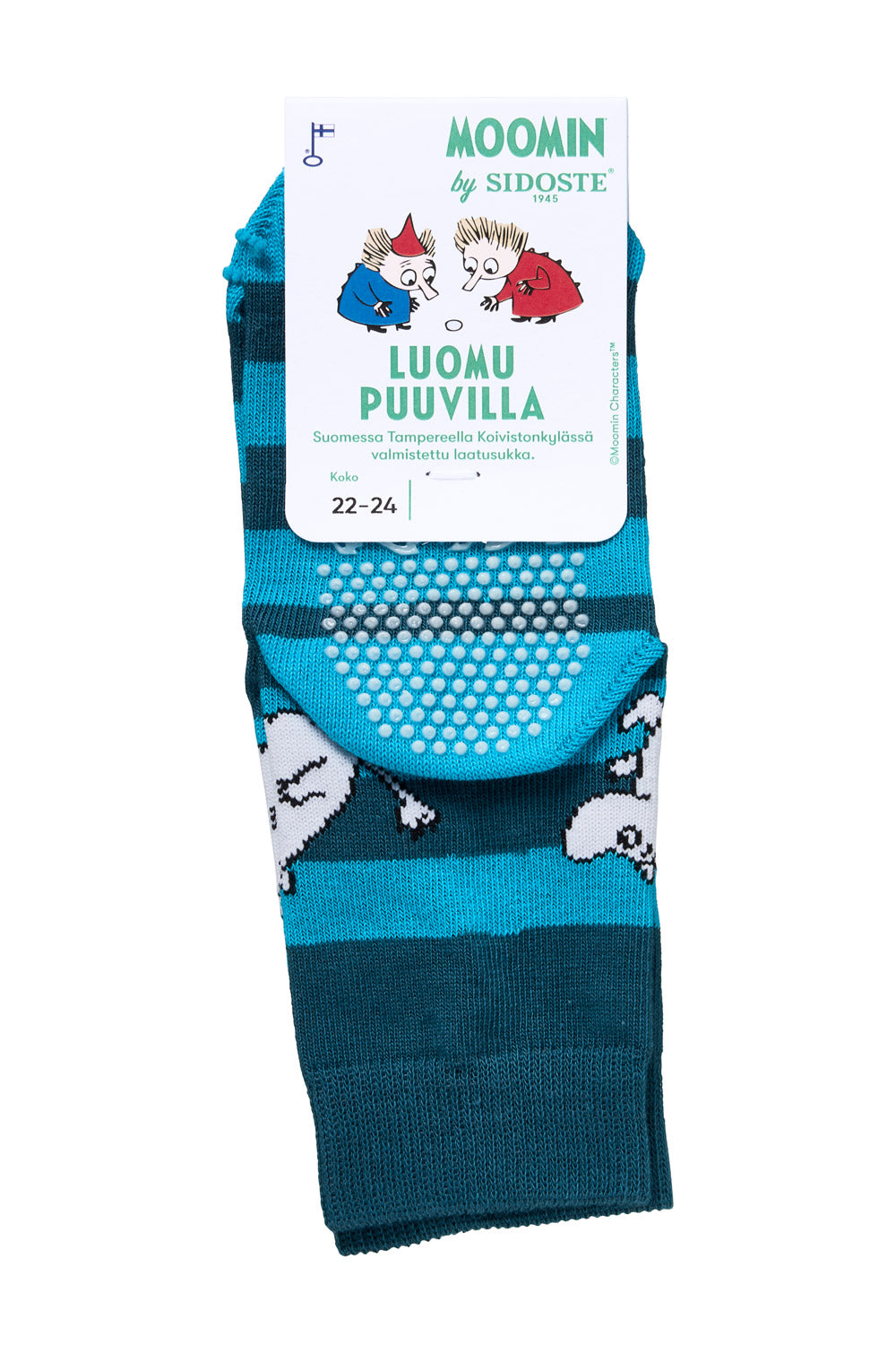 Muumipeikko jarrusukka - Siniturkoosi