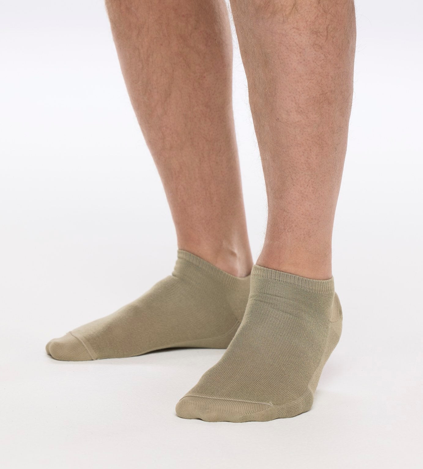 Miesten bambusukka, sneaker, khaki