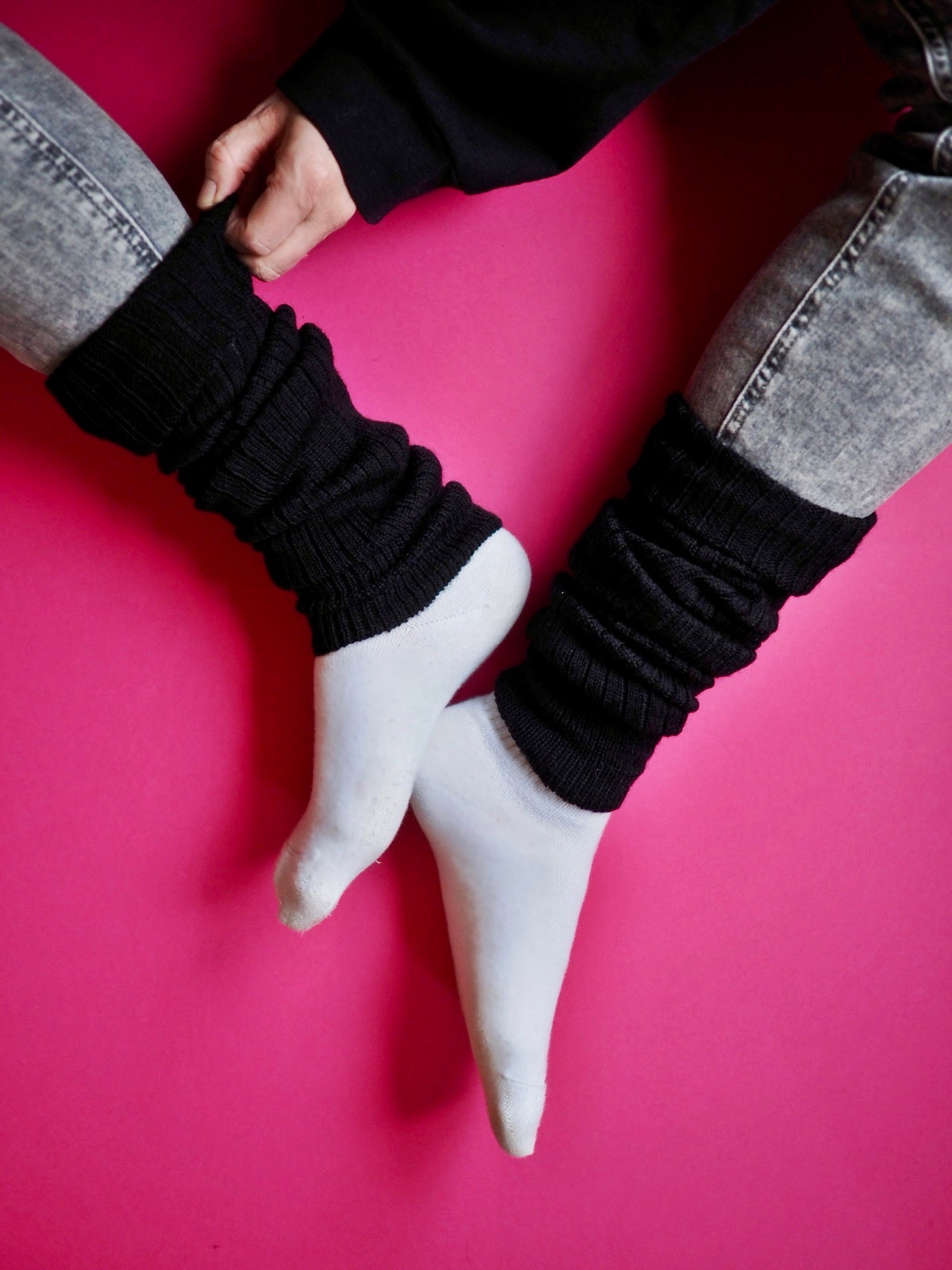 Säärystimet merinovillaa, useita värejä