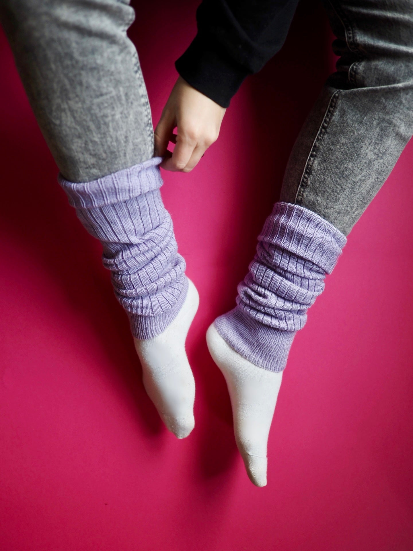 Säärystimet merinovillaa, useita värejä