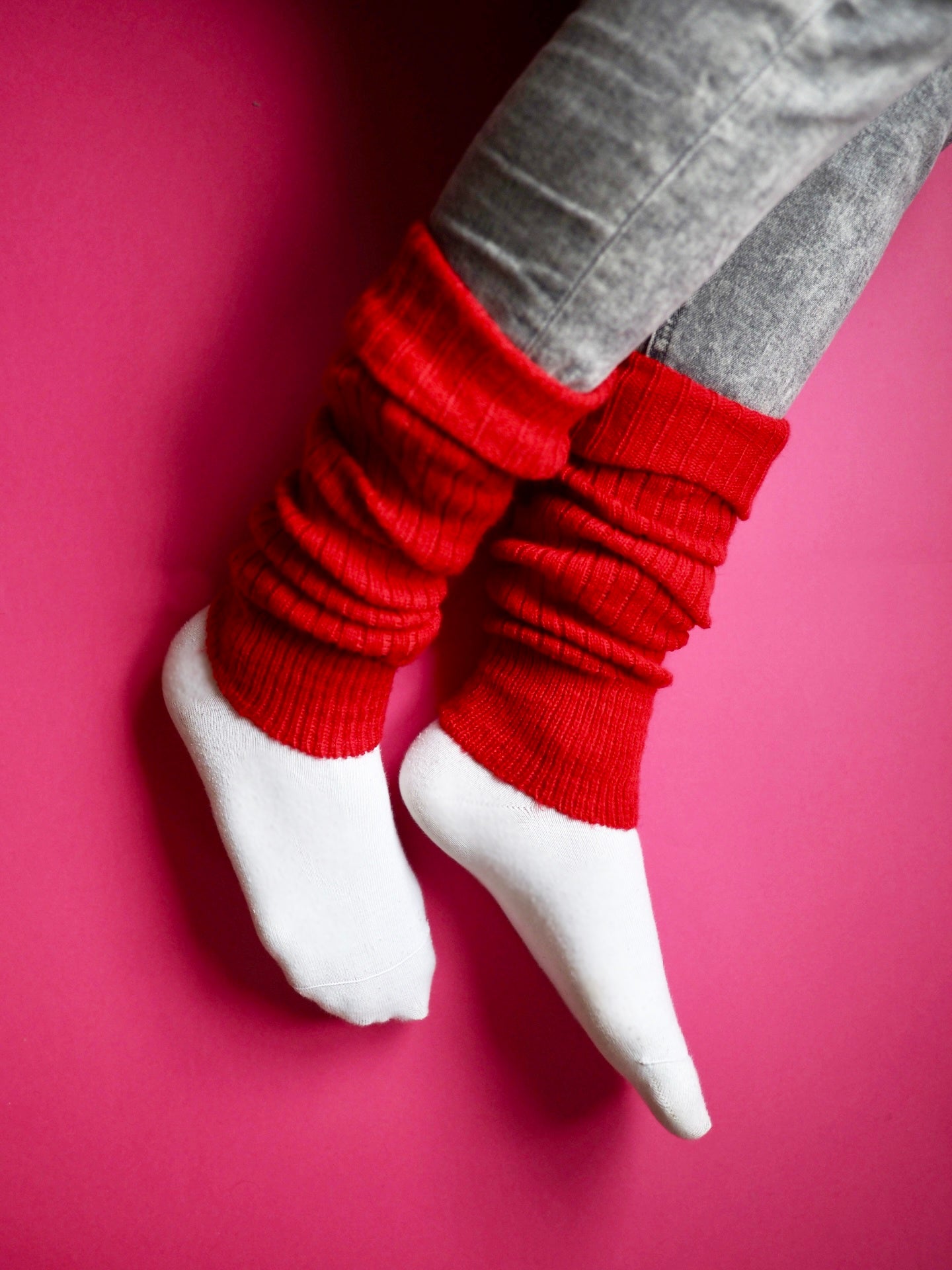 Säärystimet merinovillaa, useita värejä