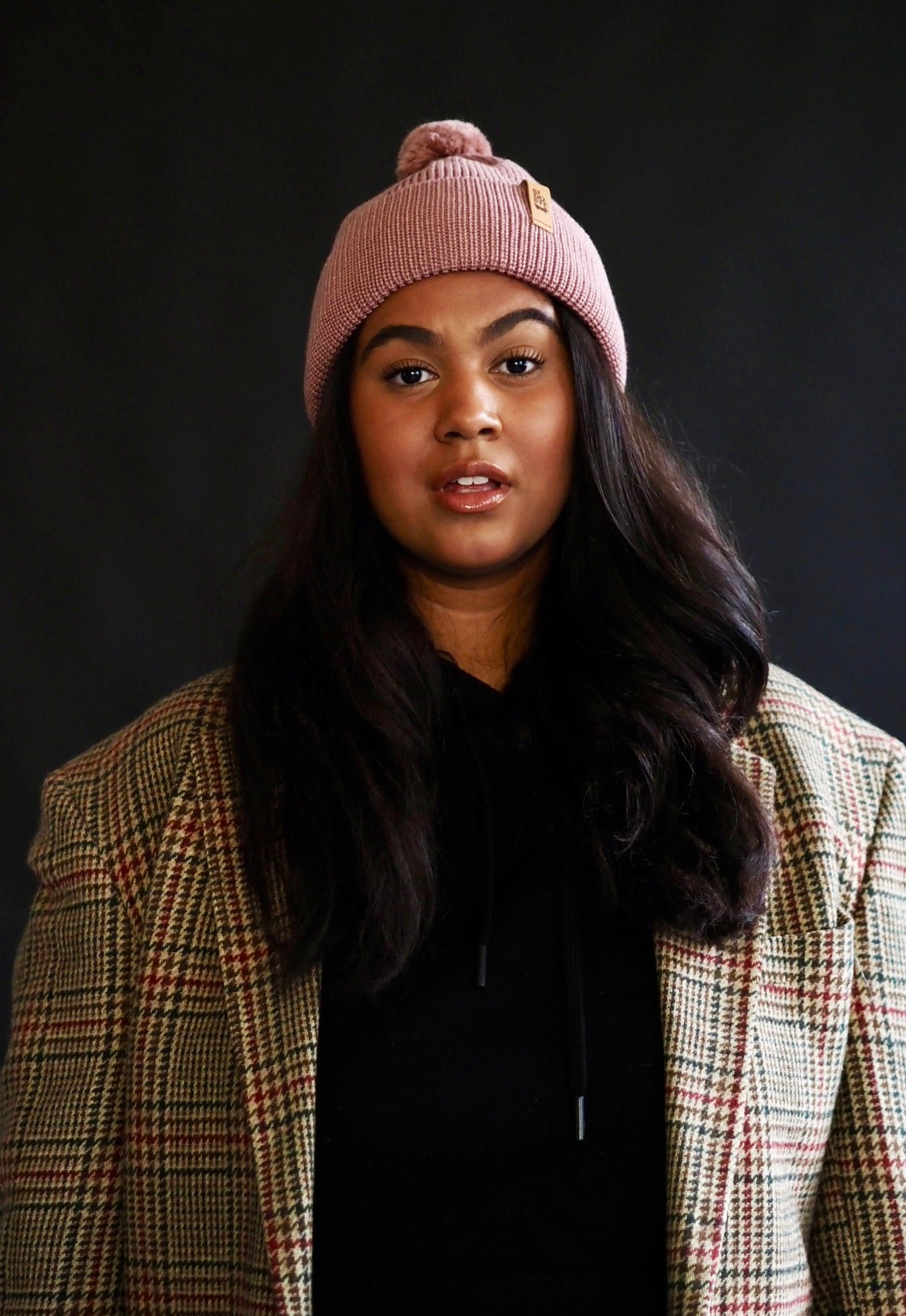 Tupsullinen merinopipo - Puuteri