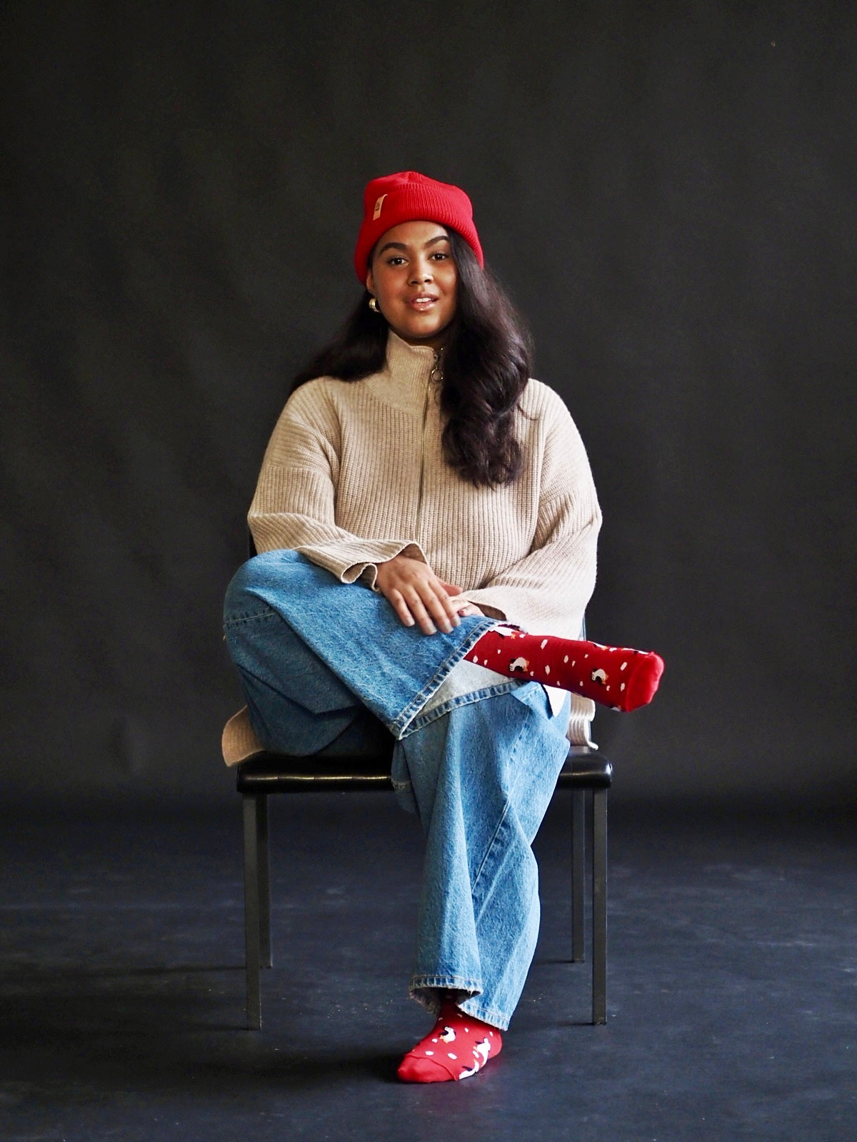 Pingviinien juhlat, ohuet merinovillasukat koko perheelle