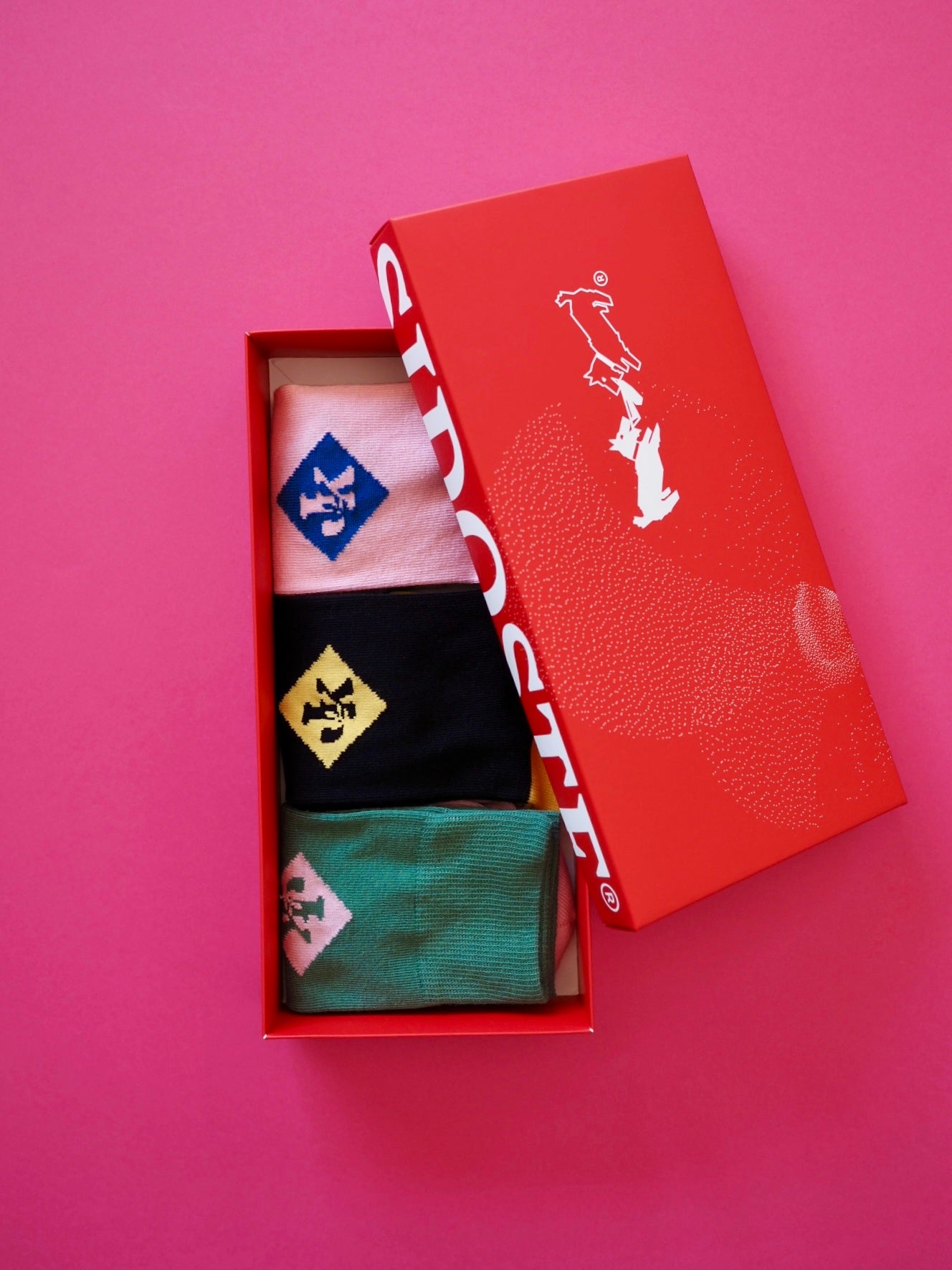 JK - Janne Kataja x Sidoste, kolmen sukkaparin pakkaus